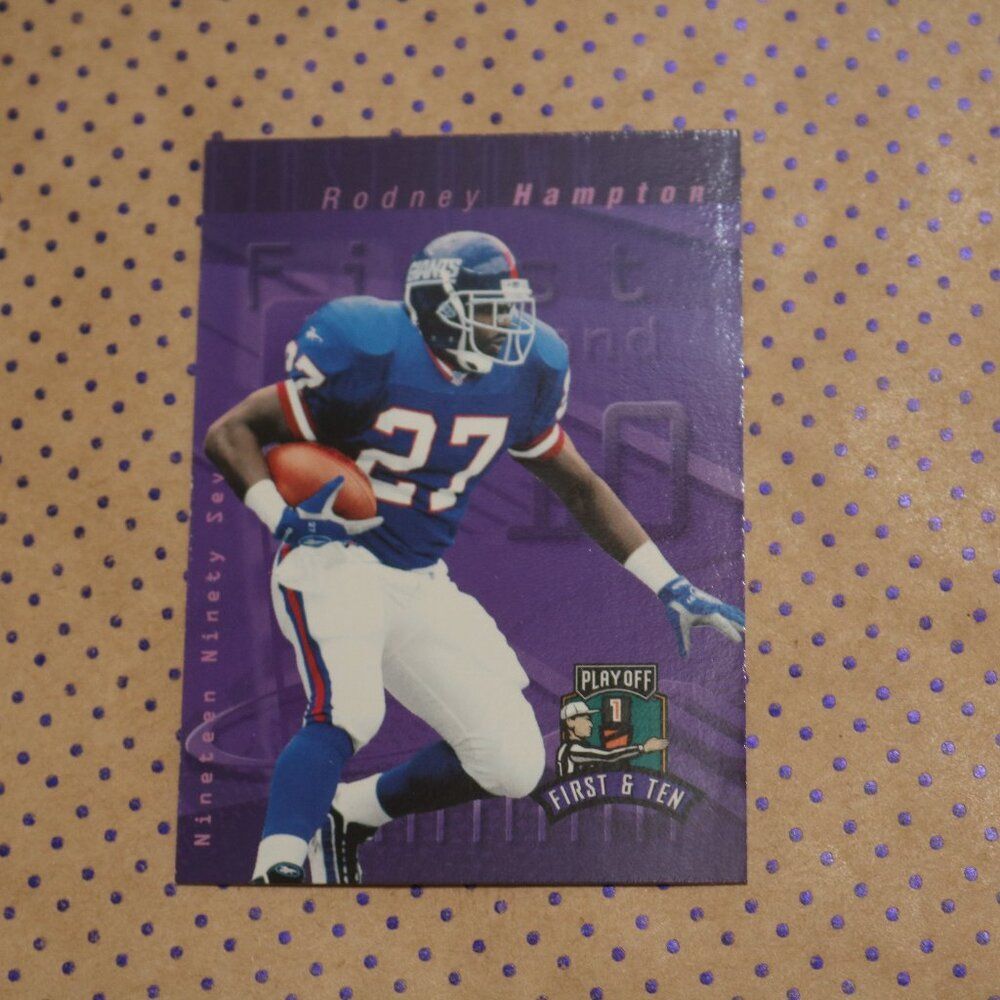 Rodney Hampton #128 Football Card